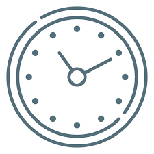 Never warp your brain with time zone math again. Clock Time Free Icon Of Web Outline