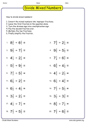 free fraction dividing worksheet generators free printable worksheets