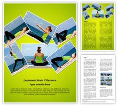 Practising simple yoga asanas can have huge benefits on our lungs and overall health. Yoga Exercises Collage Editable Word Template And Design