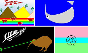 The flags of australia and new zealand were designed at time when both countries were still a part of the british empire. New Zealand S New Flag 15 Quirky Contenders New Zealand The Guardian