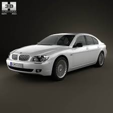 3d Model Of Bmw 7 Series E65 2008 Bmw 7 Series Bmw Car 3d Model