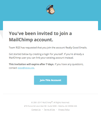 Invitation To Join Mailchimp Account Really Good Emails In 2020 Best Email Email Invitation Invitations