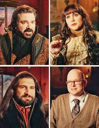 Sleekly handsome, with a glint in his dark eyes. What We Do In The Shadows Vampire Cast Perfect Movie Shadow Matt Berry