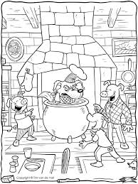 Cartoon animal howling wolf see9b coloring pages printable and coloring book to print for free. Big Bad Wolf In Cauldron Coloring Pages Three Little Pigs Cartoon Coloring Pages