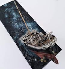 titanic sinking diorama by dean cameron