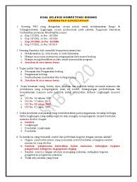 Mar 12, 2021 · contoh soal test cpns pdf. Contoh Soal Sanitasi Lingkungan