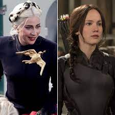 Fans didn't only have hunger games comparisons, but said some of the shots of gaga in silhouette looked like stills from a movie. Her Inner Katniss Did Lady Gaga Channel The Hunger Games At Inauguration Breaking News Today