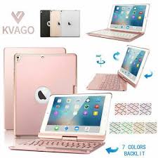 360 Rotating Backlit Folio Bluetooth Keyboard Case For Ipad 9 7 5 6th Air 3 2 1 Bluetooth Keyboard Case Ipad Keyboard Case