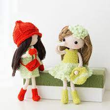 This collectible doll will decorate any. Doll Amigurumi Cute Cute Crochet Crochet Doll Pattern Amigurumi Doll