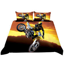 Motocross comforters duvets sheets sets luxury 3d motorcycle printed bedding set quilt duvet cover sets us twin full queen king uk. Duvet Cover Sets Picturesque Bed Sets For Boys Dirt Bike Motocross Bedding Duvet Cover Quilt Cover Twin Home Kitchen