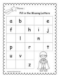 Fill in the missing alphabet letter worksheets. Fill In The Missing Letters Lesson Plans Worksheets