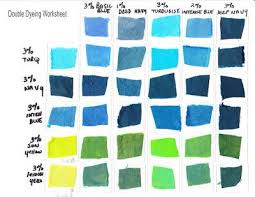 Beths Blog Procion Mx Dyes Overdyeing Blue Yellow And