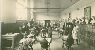 Art Class Hitchcock Studio 1925 History Teachers Geelong 1920s Art