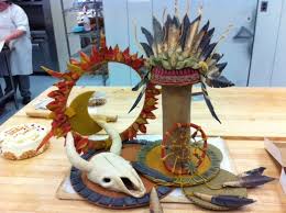 Dead Dough American Art Sculpted Feathers