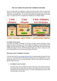 When we finished all our spins and want another 20, 30 50. Coin Master Free Spins Link By Coin Forum Issuu