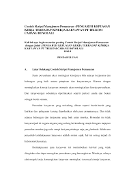 Contoh proposal skripsi manajemen pemasaran. Doc Contoh Skripsi Manajemen Pemasaran Aby Kembar Academia Edu