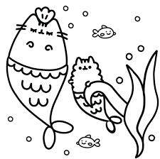 There's no denying that cats have extraordinarily unusual eyes. Dibujos De Kawaii Para Colorear Imprimir Caracteres Inusuales Mermaid Coloring Pages Pusheen Coloring Pages Cat Coloring Page