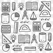 Matematika Karakuli Vektornye Illyustracii S Chernym Dizajnom Linii Podhodit Dlya Fona Nauchnyj Klipart Shkola Narisovannyj Ot Ruki Png I Vektor Png Dlya Besplatno Capas Para Caderno Tumblr Ideias Do Doodle Capa
