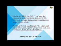 Jendhil anak walang jenenge : Bahasa Jawa Kelas I Menthok Menthok Youtube