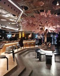 Le Blossom Splendide Resto Bar A Sakes Du Village Blossom Restaurant Bar Interior House Design