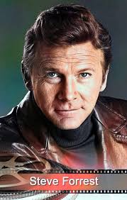 STEVE FORREST the 12th of 13 children of Annis Speed and Charles Forrest  Andrews, a Baptist minister with his older brother, DANA ANDREWS the third  of 13 children. Steve Forrest September 29,