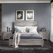 Grain Wood Furniture Montauk Queen Solid Wood Panel Bed Barnwood Furniture Solid Wood Bed Bedroom Sets