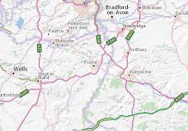 Street Map Of Frome Michelin Frome Map - Viamichelin
