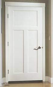Three Panel Doors Interior Panel Craftsman The 3 Panel Craftsman Comes In Both Wood Stile Ra Craftsman Interior Doors Interior Door Styles Craftsman Interior