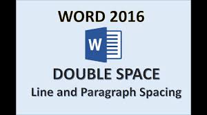 Word 2016 Double Space How To Put Double Line Spacing On Microsoft Paragraph In Ms Office 365 Youtube