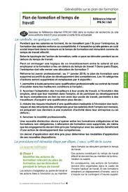 Ce temps, d'un minimum d'une heure s'ajoute au temps de travail pour aboutir à une amplitude allant de 8h30 à 10h30. Calameo Extraits Plan De Formation Et Temps De Travail Fpr