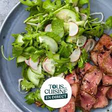 Salade De Bœuf Marine Recette En 2020 Salade De Boeuf Cuisine Boeuf Marine