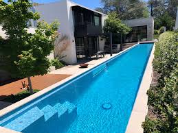 Above Ground 25m Lap Pool 1 2m Height And 2 4m Wide With Steps For Easy Entry Lap Pools Backyard Garden Pool Design Lap Pool Designs