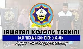 Jawatan kosong pensyarah, jawatan kosong pensyarah 2018, jawatan kosong pensyarah kuim, jawatan kosong pensyarah kolej komuniti, jawatan kos. Jawatan Kosong Di Kolej Pengajian Islam Johor Marsah 9 September 2018 Islam Johor September