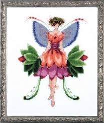 Cross stitch free patterns flower fairies sweetpea. Nora Corbett Azalea Pixie Blossom Fairy Cross Stitch Pattern 123stitch