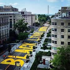 Commenced monday to make black lives matter plaza a permanent installation in the nation's capital. Black Lives Matter Plaza Leads Road To The White House Afro
