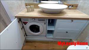 Where should a washing machine be placed at home? Washing Machine In Bathroom Installation Ideas My Lovely Home