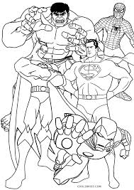 They can learn to make his printable coloring pages of black panther by following the instructions below. Free Printable Superhero Coloring Pages For Kids