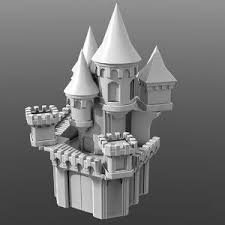 Castle 3d Models For Download Turbosquid Fantasy Castle Castle 3d Model