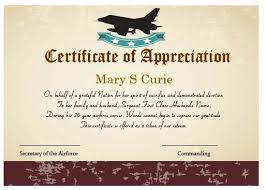 Learn about inside air force one. 50 Professional Free Certificate Of Appreciation Templates For Every Need Demplates