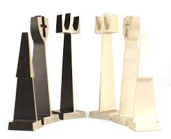 $400 sale price / set. Mid Century Modern Aluminum Chess Set