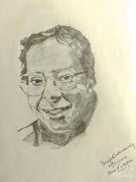 Kasme vaade / pukar released: R D Burman The Legend Drawing By Pranjal Chakraborty