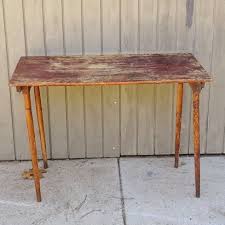 Antique Folding Sewing Table With Ruler Folding Sewing Table Sewing Table Antique Table