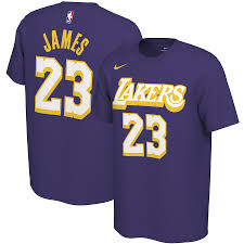 As his popularity grows and nike continues to develop new signature sneakers, his older models become more admired. Lebron James Los Angeles Lakers Nike 2019 20 City Edition Variant Name Number T Shirt Purple