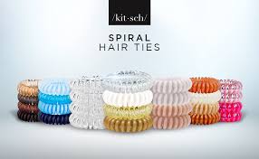 Check spelling or type a new query. Amazon Com Kitsch Spiral Hair Ties Coil Hair Ties Phone Cord Hair Ties Ponytail Hair Coils No Crease 8 Pcs Transparent Beauty Personal Care