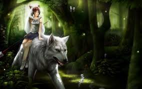 Check out amazing anime_wolf artwork on deviantart. Brunette Short Hair Anime Anime Girls Forest Wolf Princess Mononoke Hd Wallpapers Desktop And Mobile Images Photos