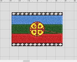 From wikimedia commons, the free media repository. Matriz Bandera Mapuche Pequena Matrices Y Bordados