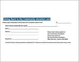 Check spelling or type a new query. Foundation Donation Card The Everett Clinic