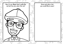 Blippi coloring pages is the best for children. Free Printable Blippi Coloring Pages For Kids Wonder Day Coloring Pages For Children And Adults