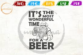 1,853 free vector graphics of christmas. It S The Most Wonderful Time For A Beer Graphic By Uramina Creative Fabrica