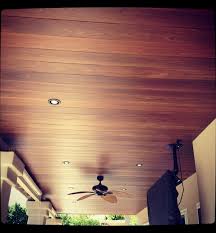 Wood panels for walls and ceilings. Patio Ceiling With Wood Planking American Traditional Patio Phoenix By Cut Designs Houzz